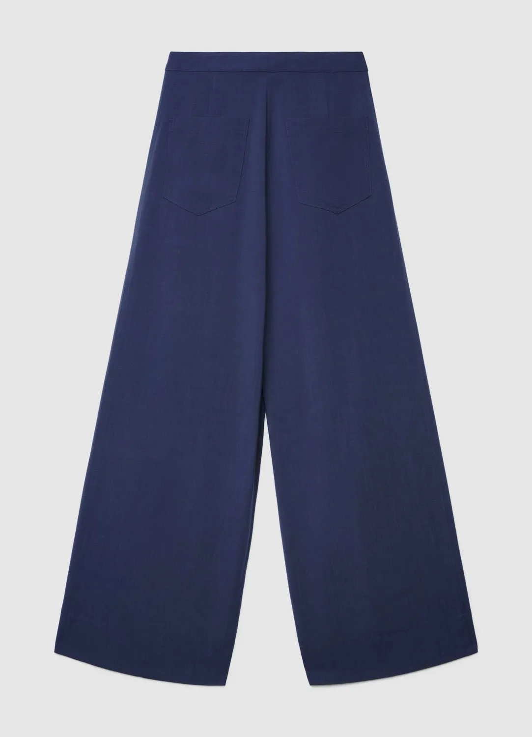 Calliope pantalon palazzo femme pinces uni