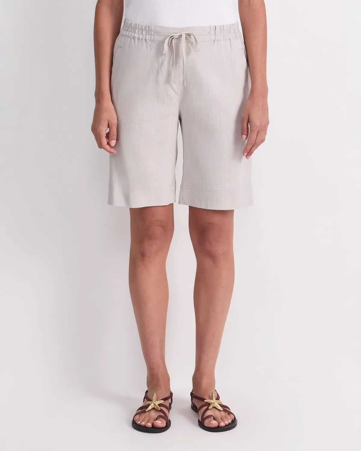 Sportscraft Rosa short lin femme mélange lin