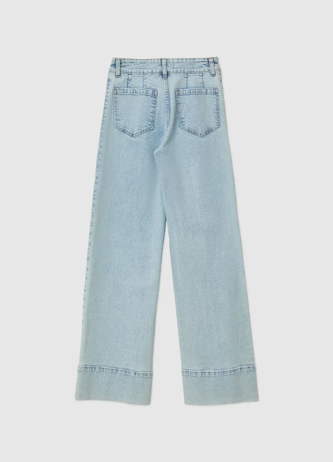Calliope jean wide leg coutures devant femme