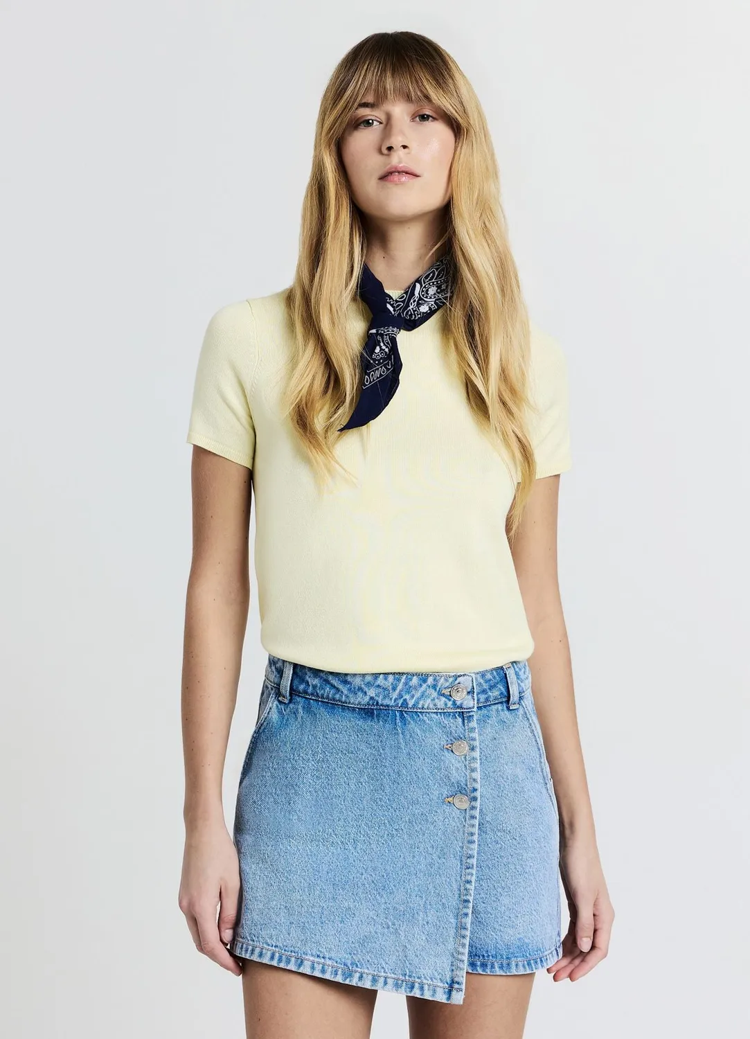 Calliope jupe-short à boutons femme