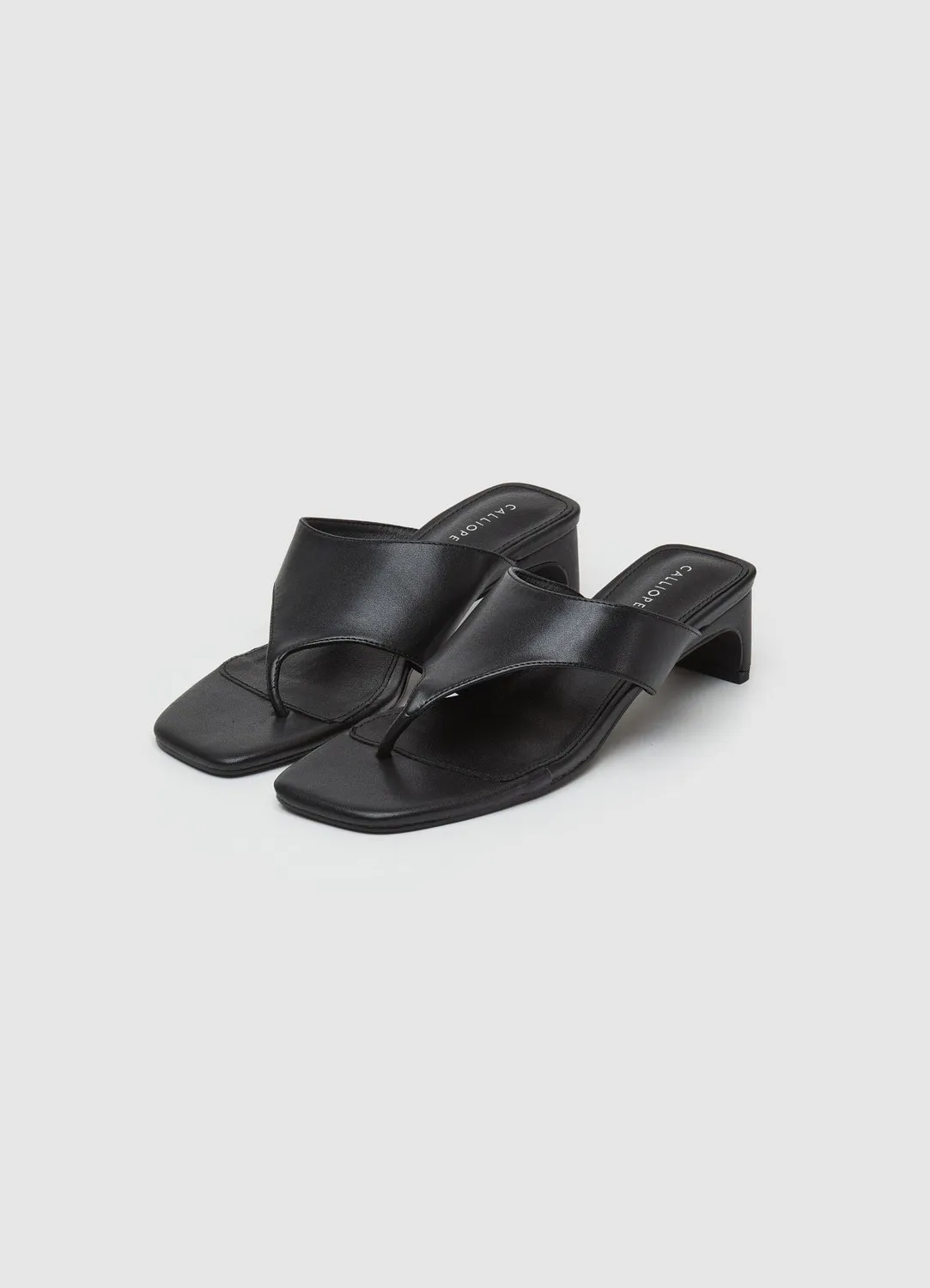 Calliope tongs femme talon 4 cm à porter chaque jour