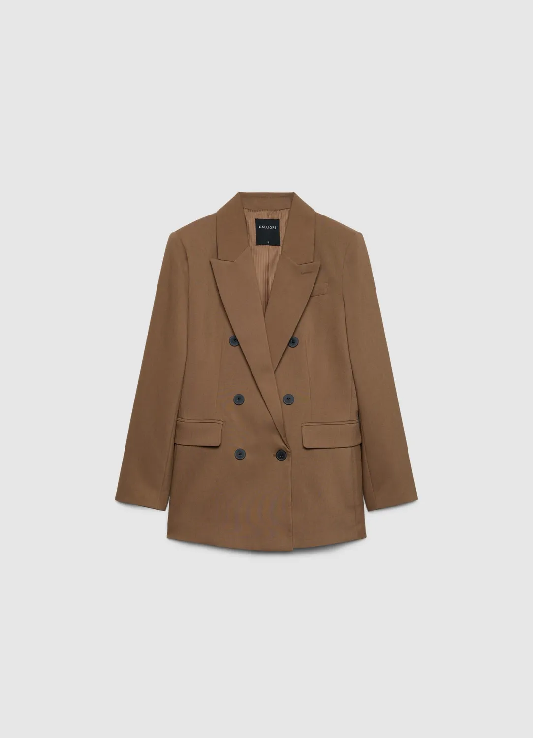 Calliope blazer double boutonnage femme uni