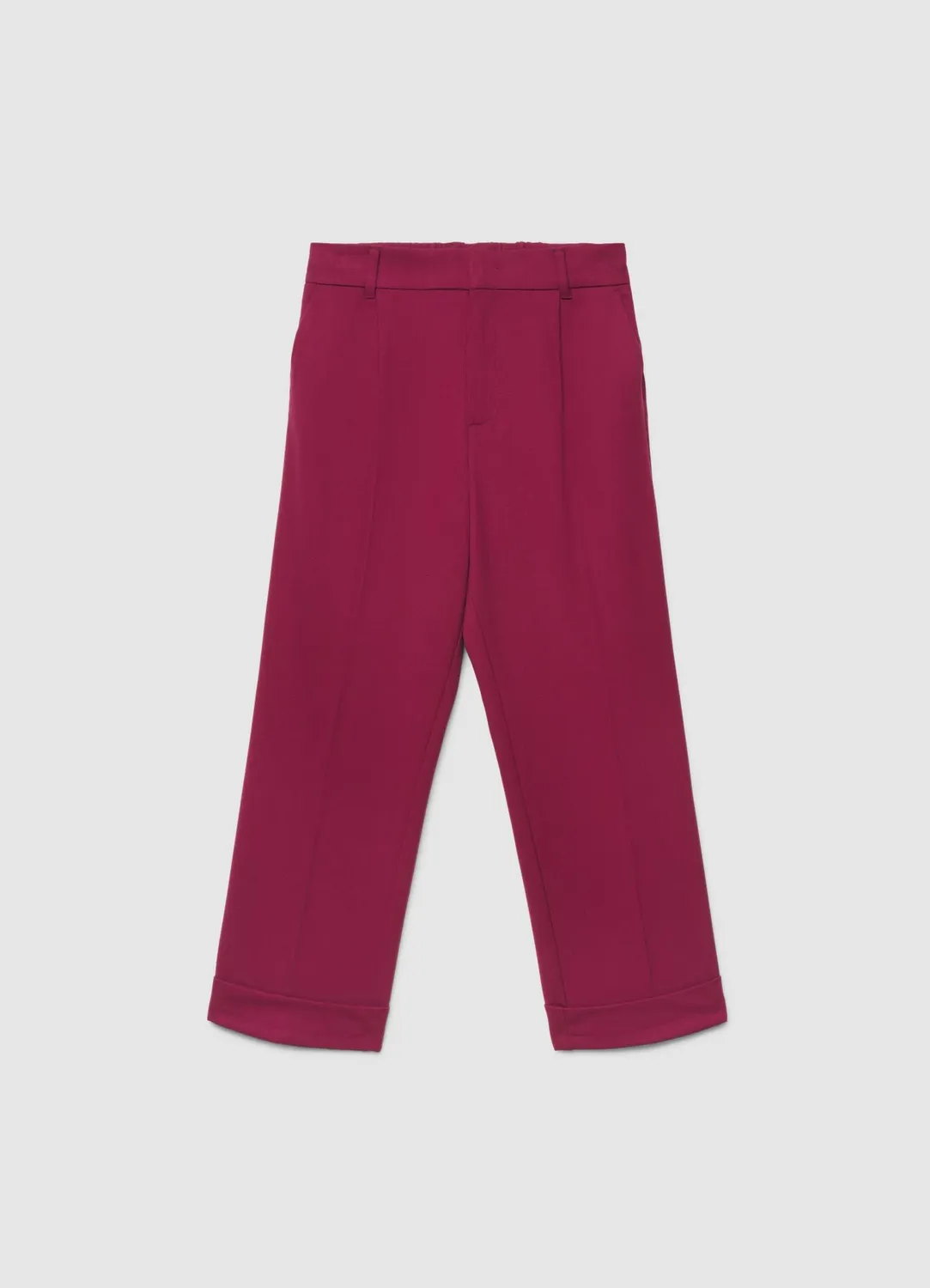 Calliope pantalon femme droit taille élastique