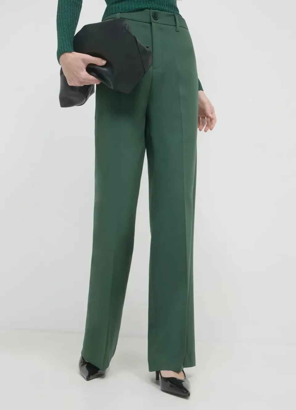 Calliope pantalon palazzo femme taille S jambe large