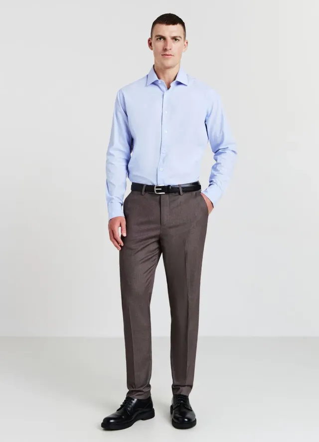 Calliope chemise micro-motifs homme coton
