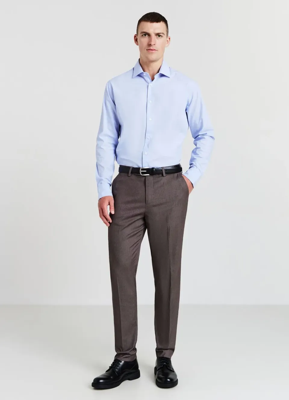 Calliope chemise micro-motifs homme coton