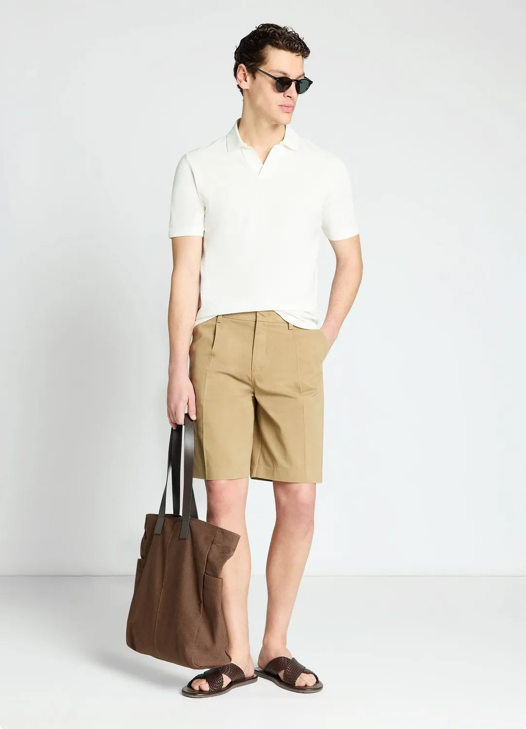 Calliope polo col ouvert jacquard homme