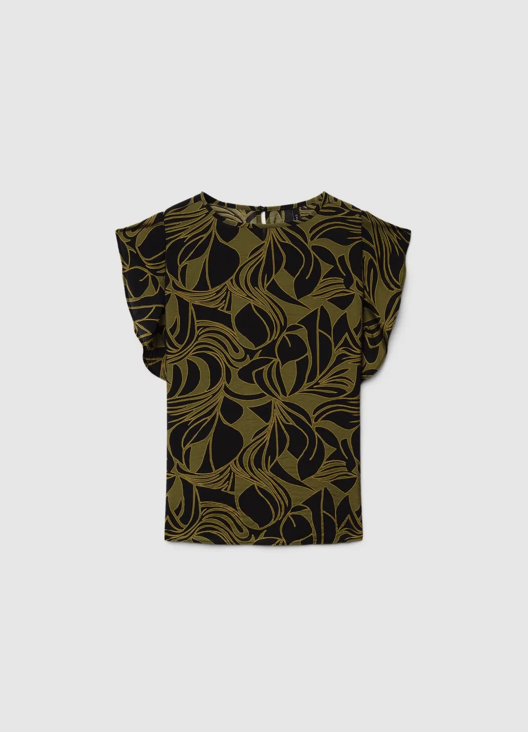 Calliope blouse manches courtes imprimé feuillage femme
