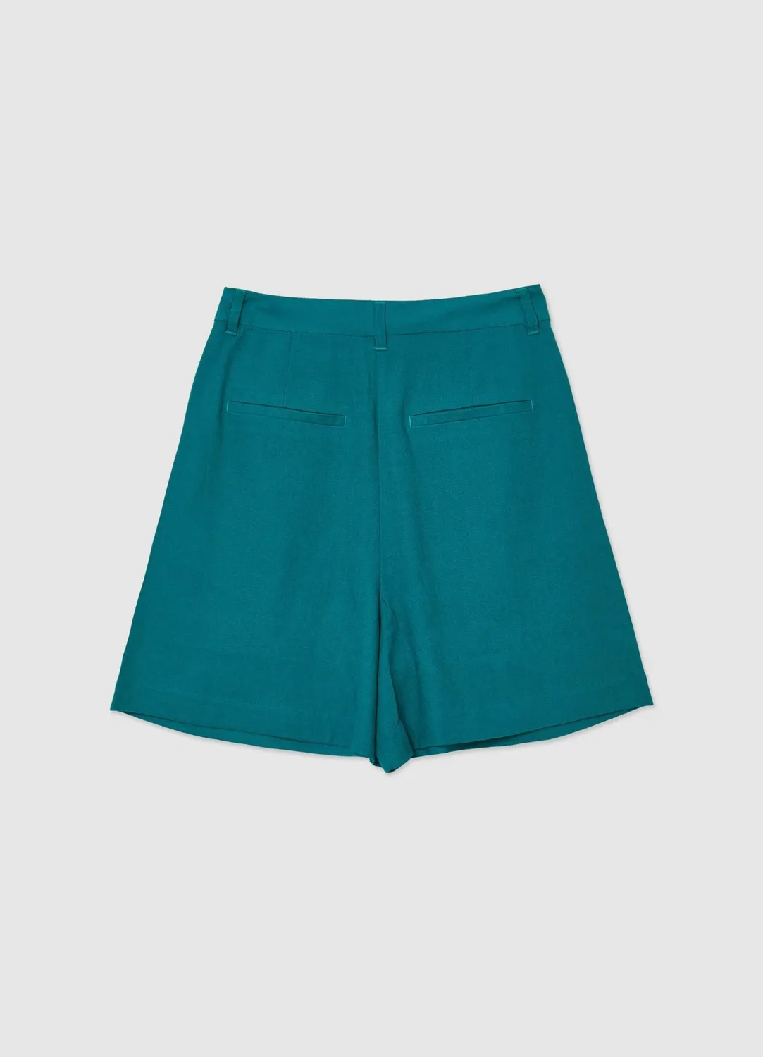 Calliope bermuda uni femme short taille haute regular