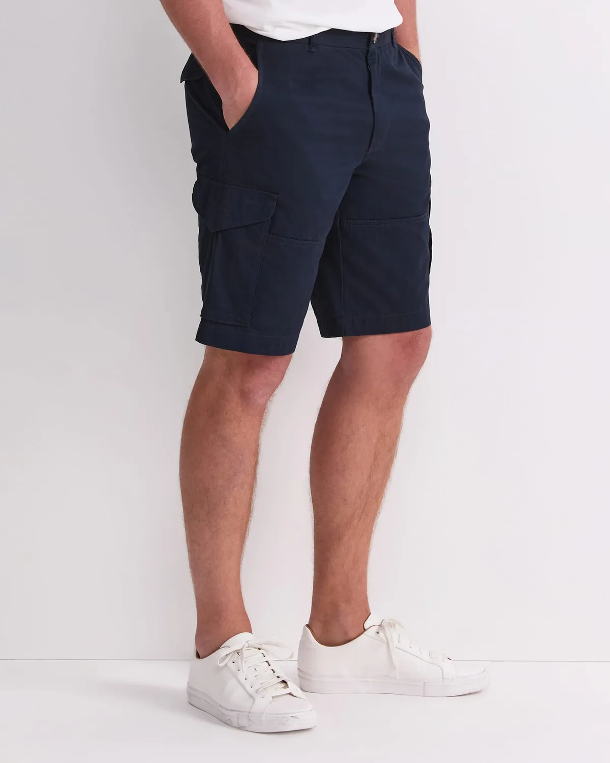 Sportscraft Cargo short coton homme genou délavé