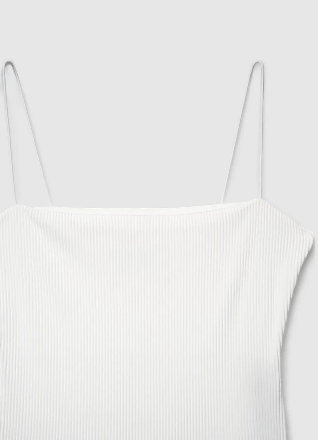 Calliope Body Côtelé Femme Bretelles Fines Uni