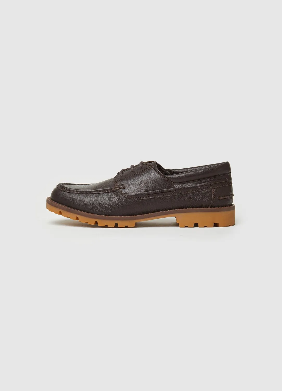 Calliope chaussures bateau homme cuir lacets