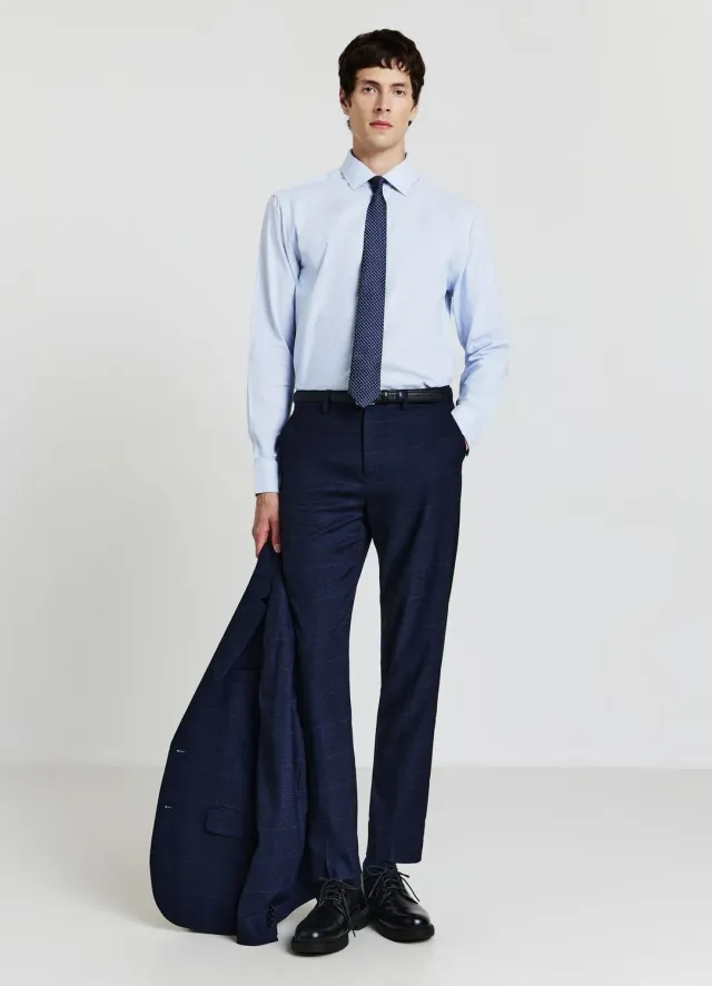 Calliope Chemise homme rayée coton regular manches longues