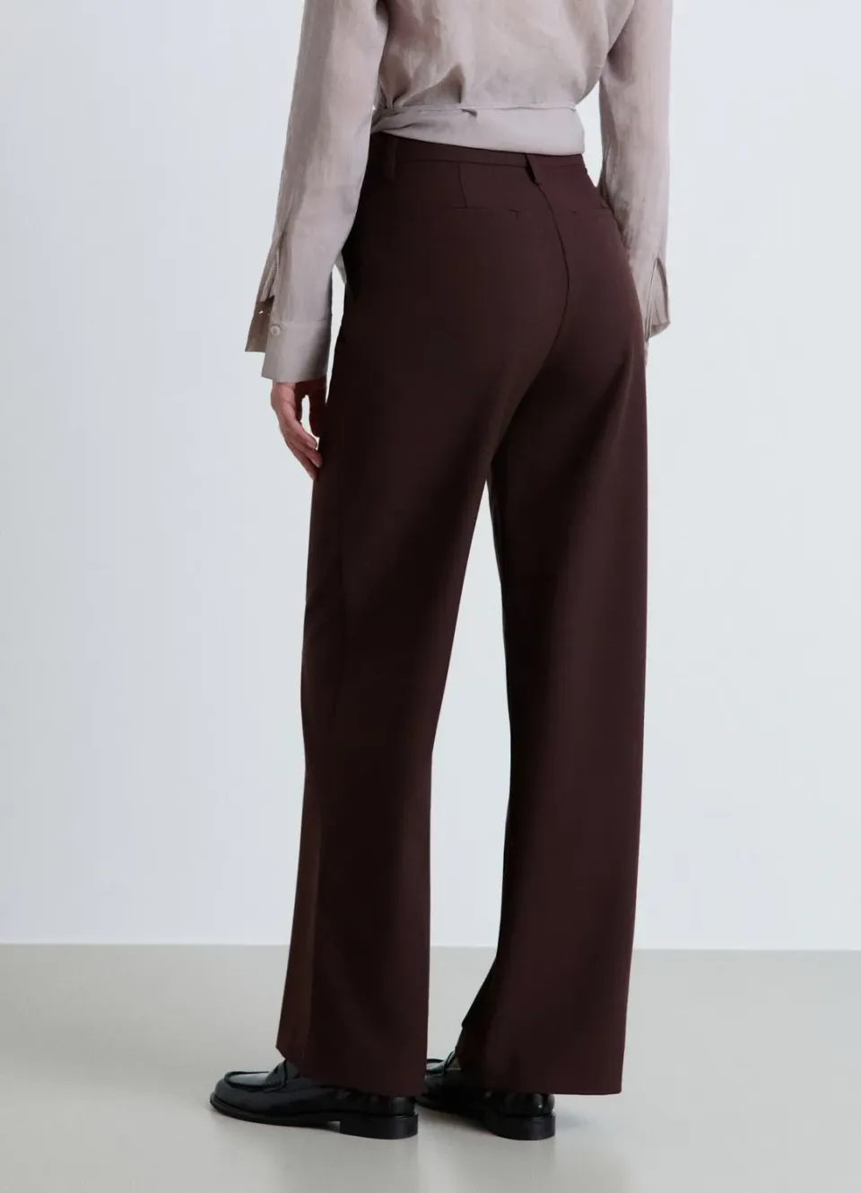 Calliope pantalon palazzo femme taille haute