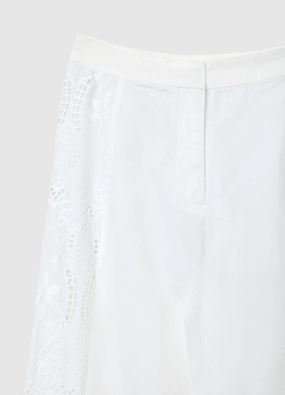 Calliope Palazzo pantalon palazzo femme S broderie sangallo