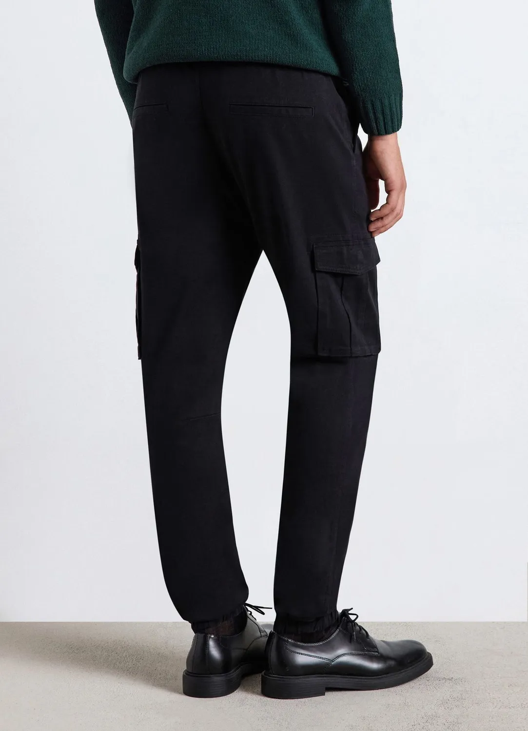 Calliope pantalon jogger cargo homme à cordon