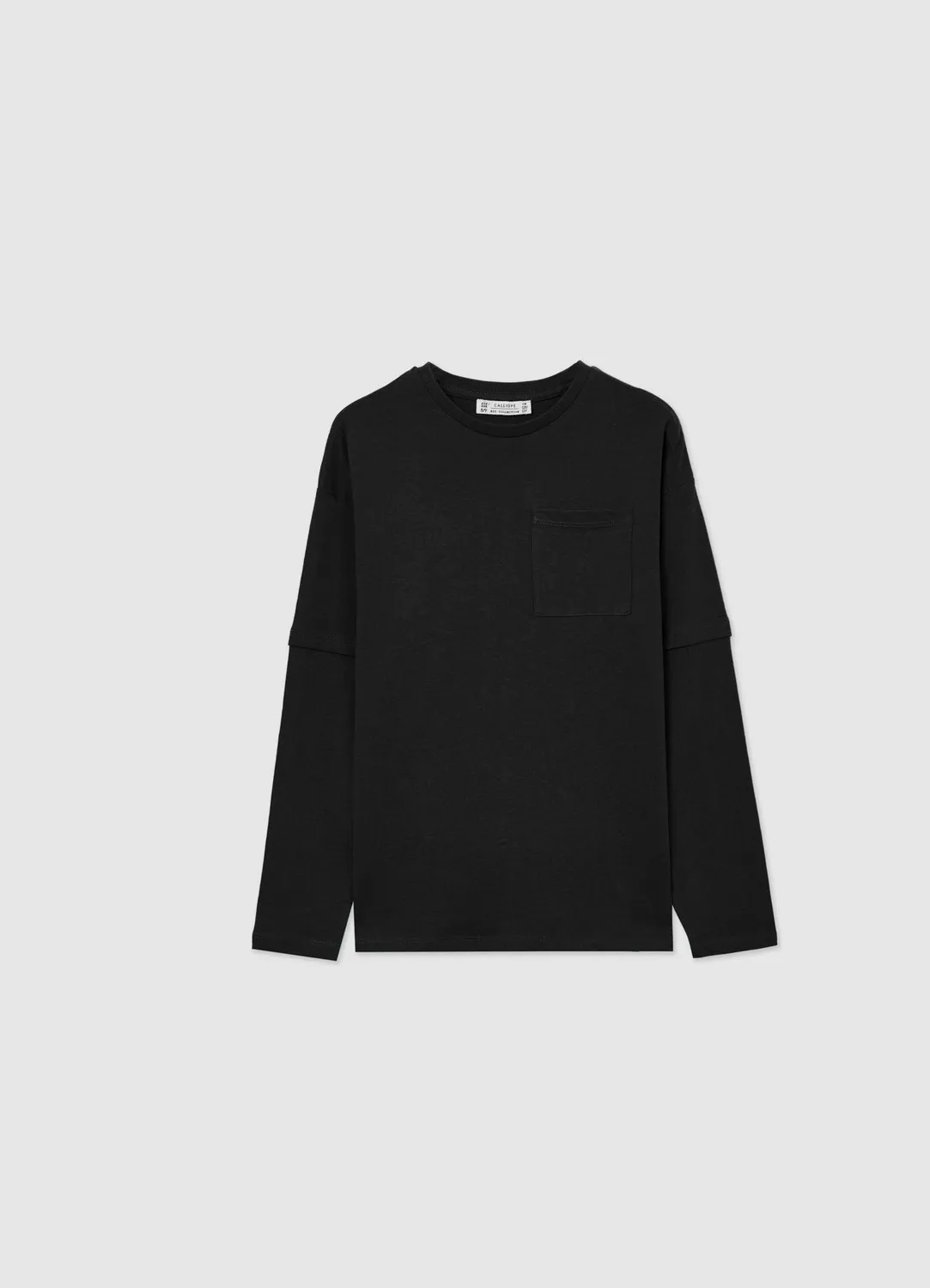 Calliope lot 2 t-shirts oversize garçon manches longues