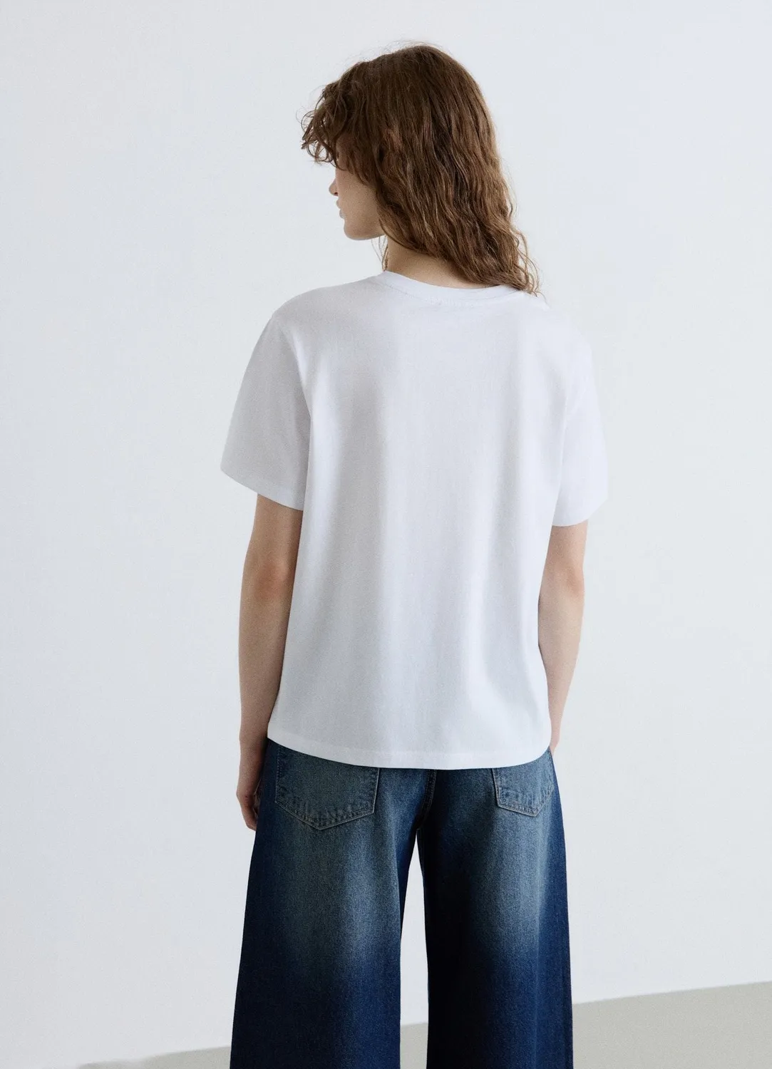 Calliope t-shirt femme col rond uni coton