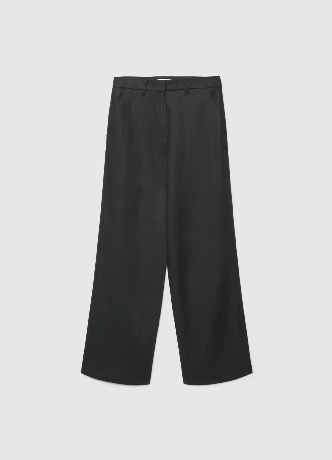 Calliope pantalon palazzo en lin uni