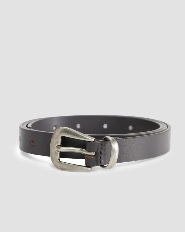 Sportscraft Lara Slim ceinture cuir fine femme