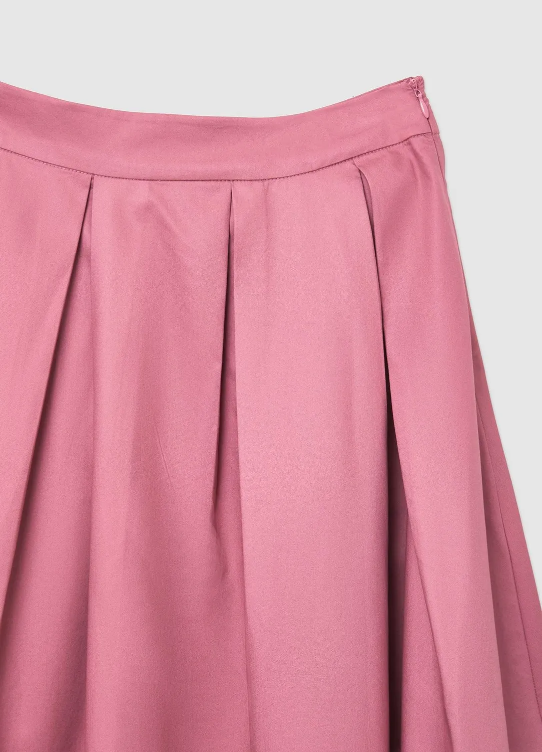 Calliope jupe midi plissée femme évasée unie