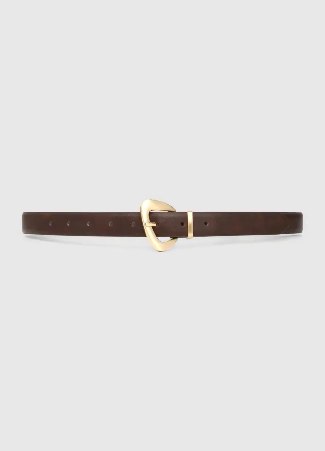 Calliope ceinture femme fine boucle dorée vintage
