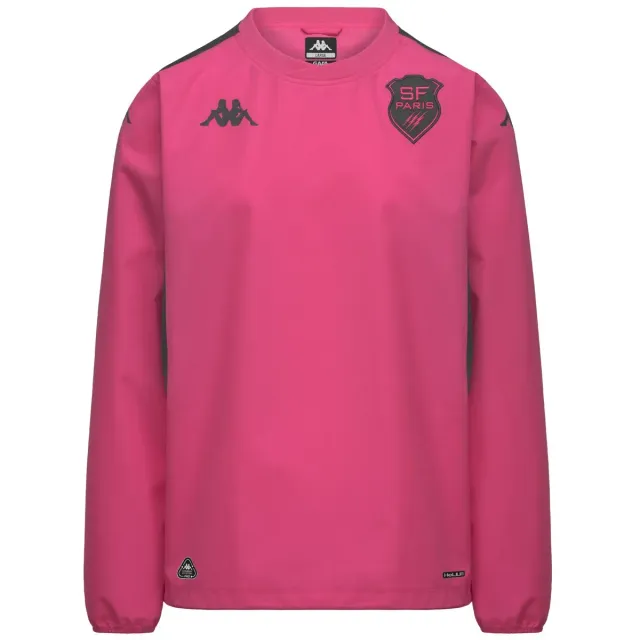Kappa Stade Français Mesmera Pro 2 coupe-vent rose homme