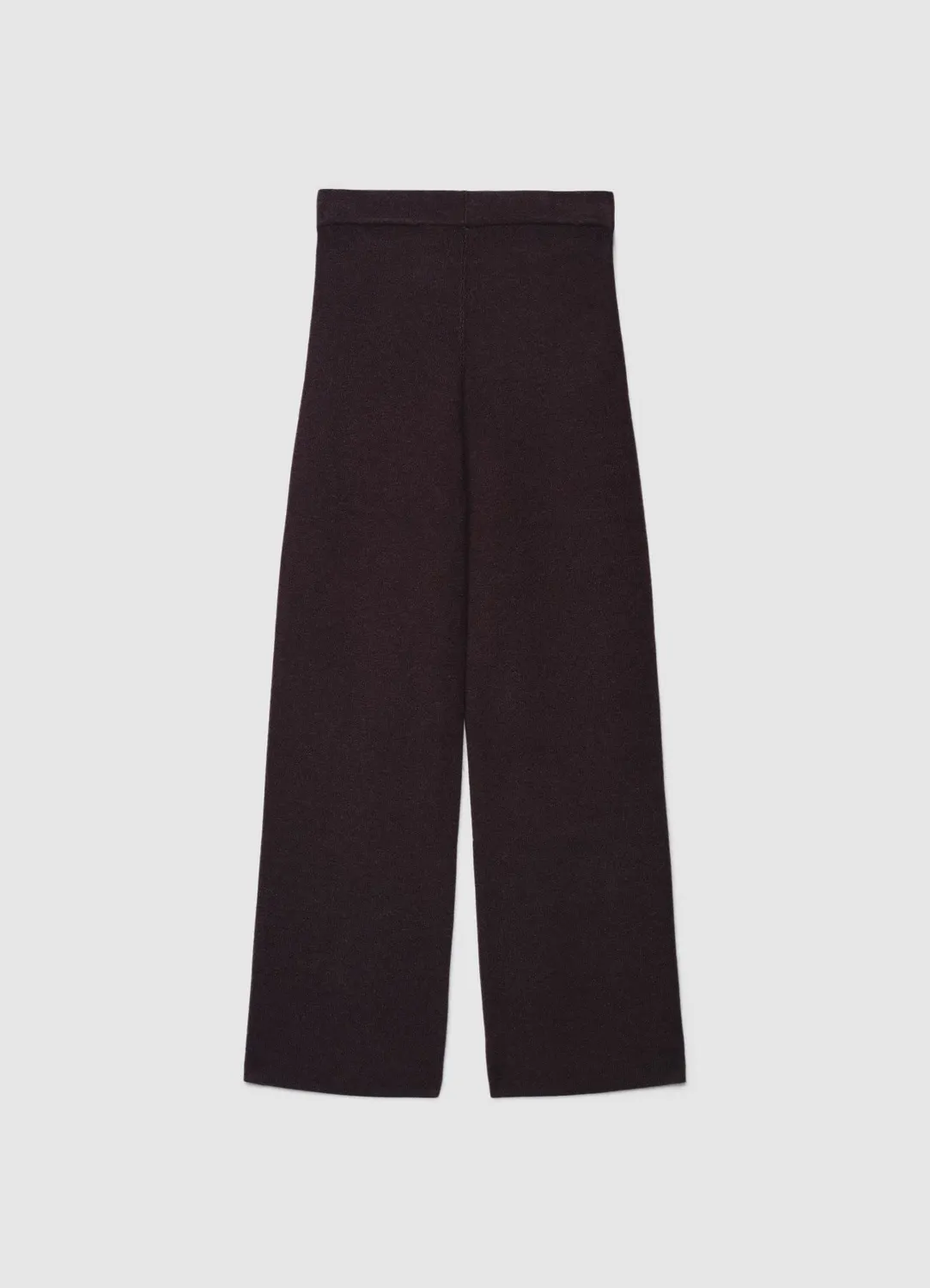 Calliope pantalon maille droit taille haute uni