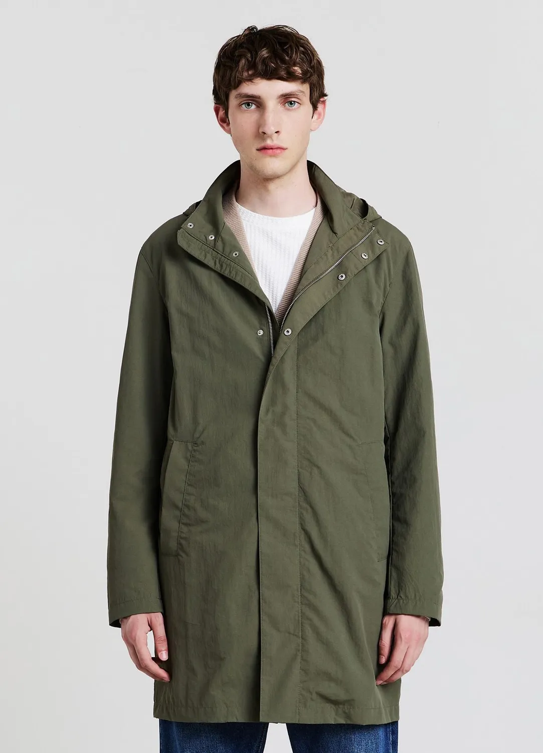 Calliope parka léger homme capuche poches