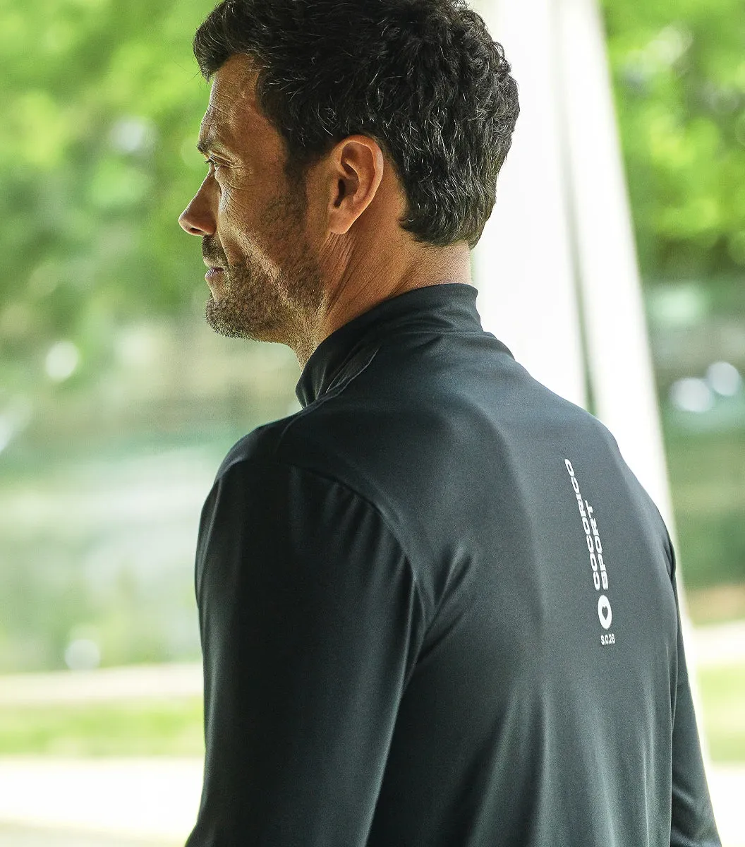 Cocorico Focus veste sport homme noir zippée