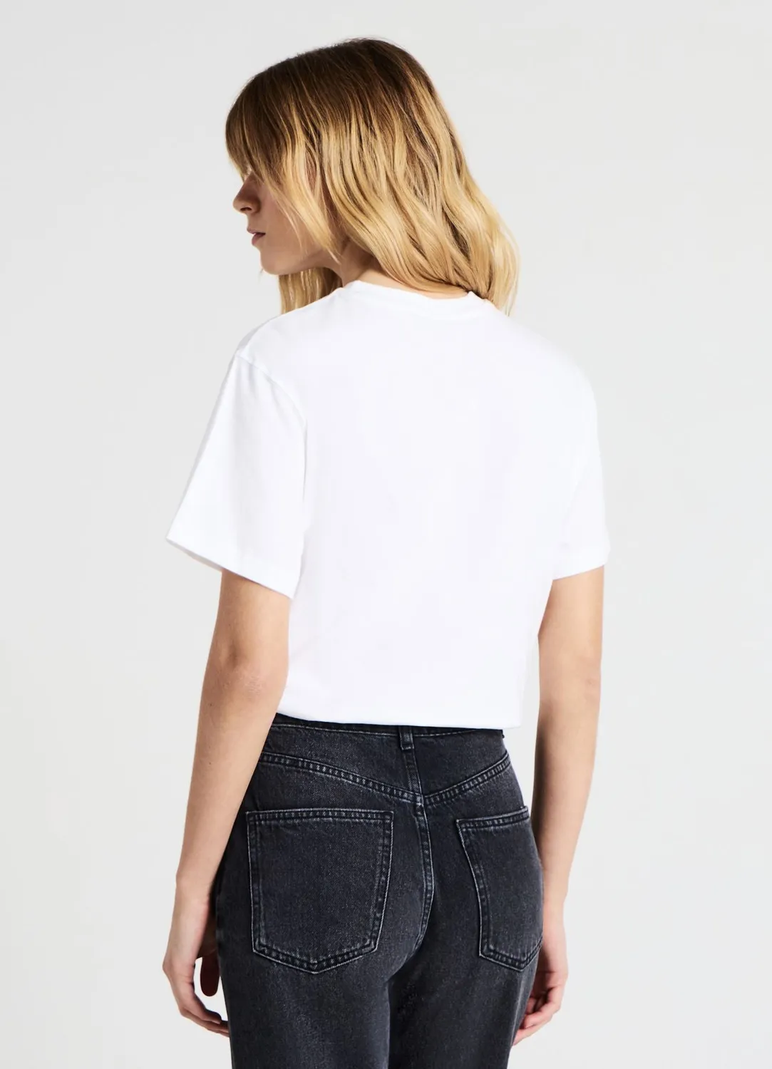 Calliope t-shirt femme coton patch manches courtes