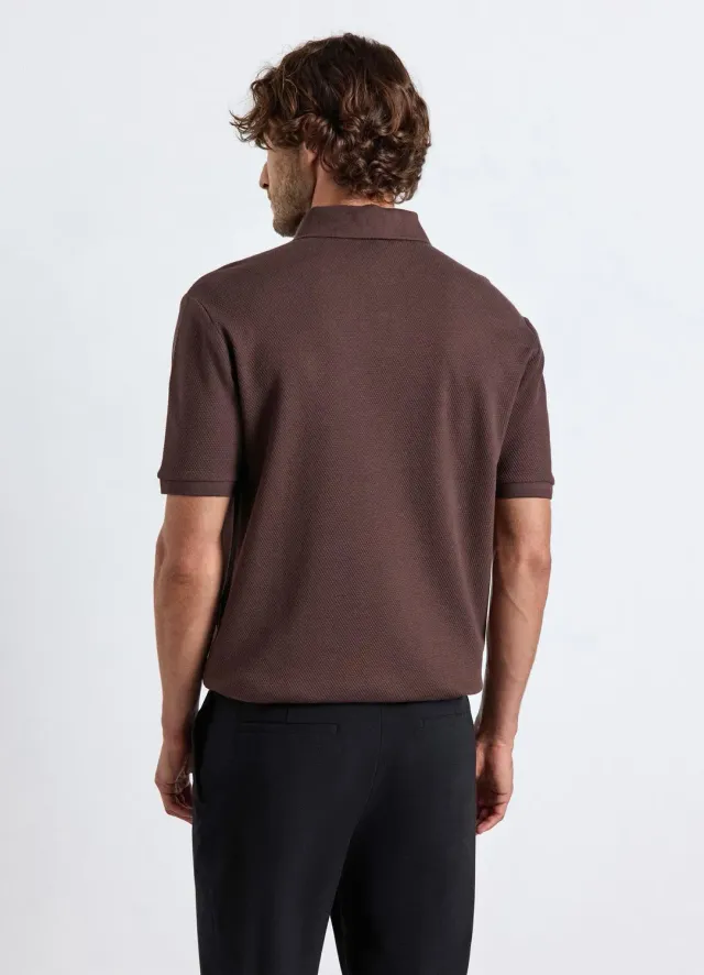 Calliope polo uni 2 boutons homme