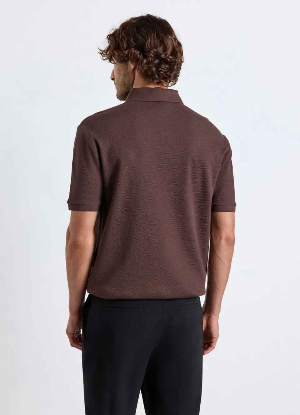 Calliope polo uni 2 boutons homme