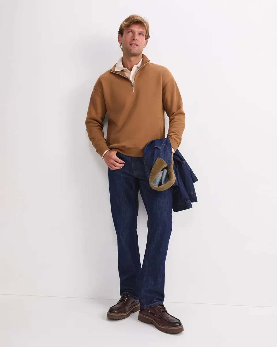 Sportscraft Quarter Zip Sweat zippé molleton homme