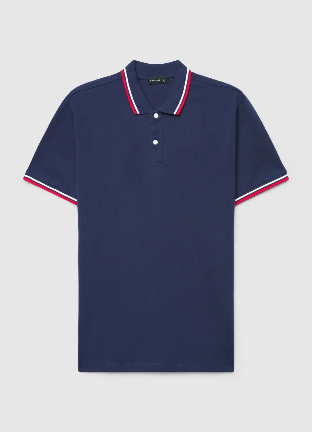 Calliope polo rayures coton homme
