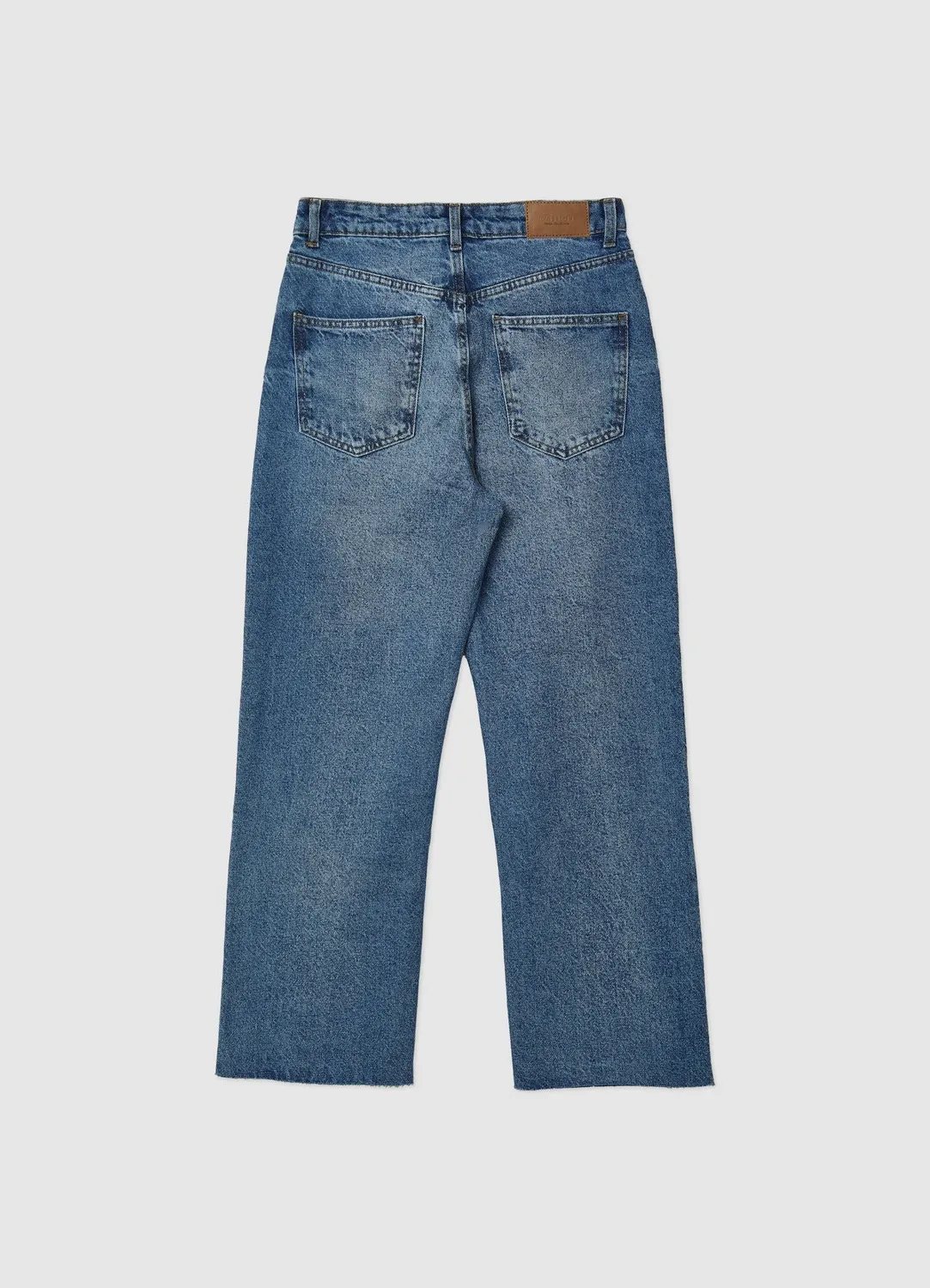 Calliope Jean Straight Crop Femme Taille 42 Effet Used