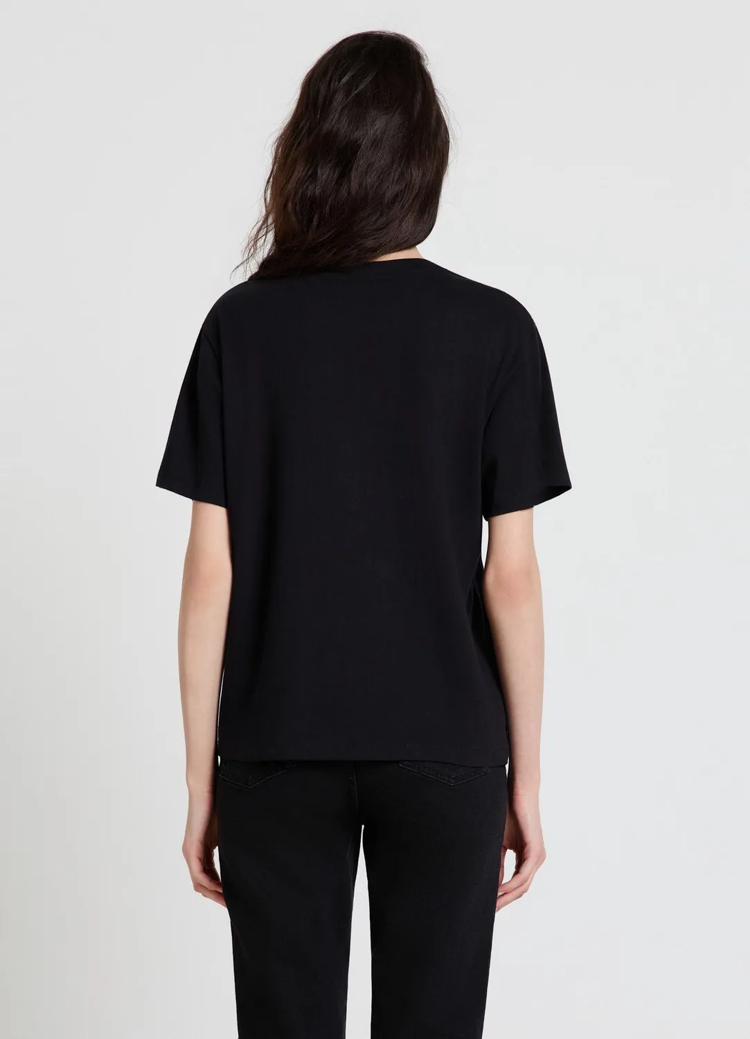 Calliope t-shirt broderie fleurs femme col rond