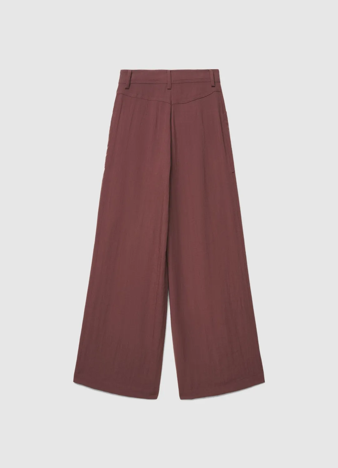 Calliope Pantalon palazzo poches pantalon large femme uni