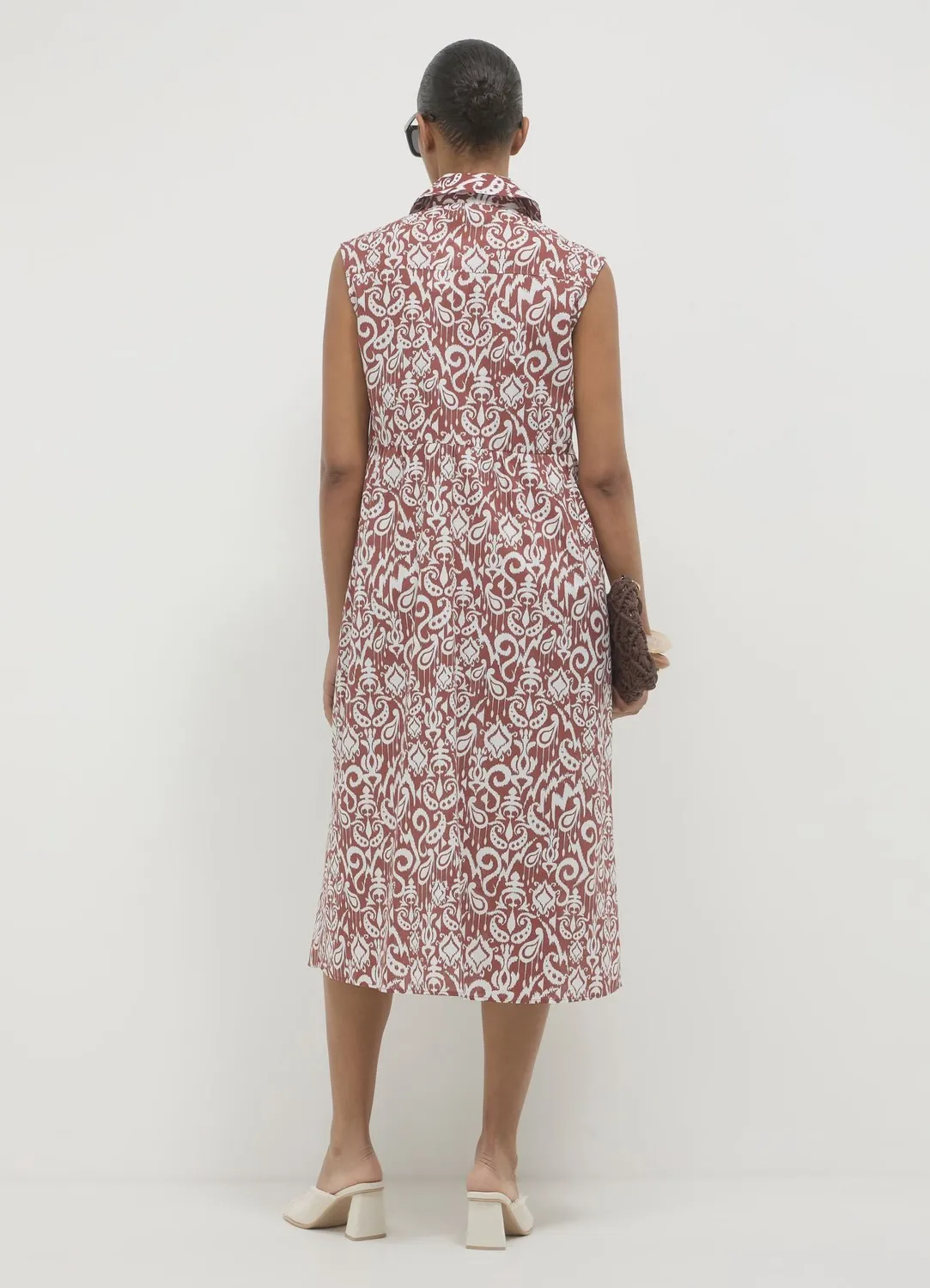 Calliope Robe Longue Bicolore Sans Manches Femme