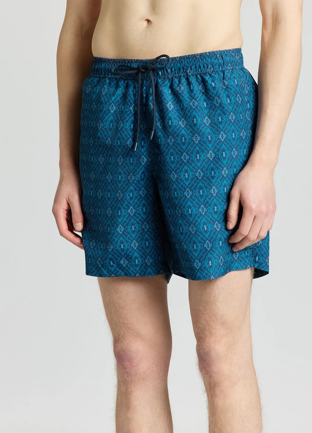 Calliope Bermuda géométrique short de bain homme élastique