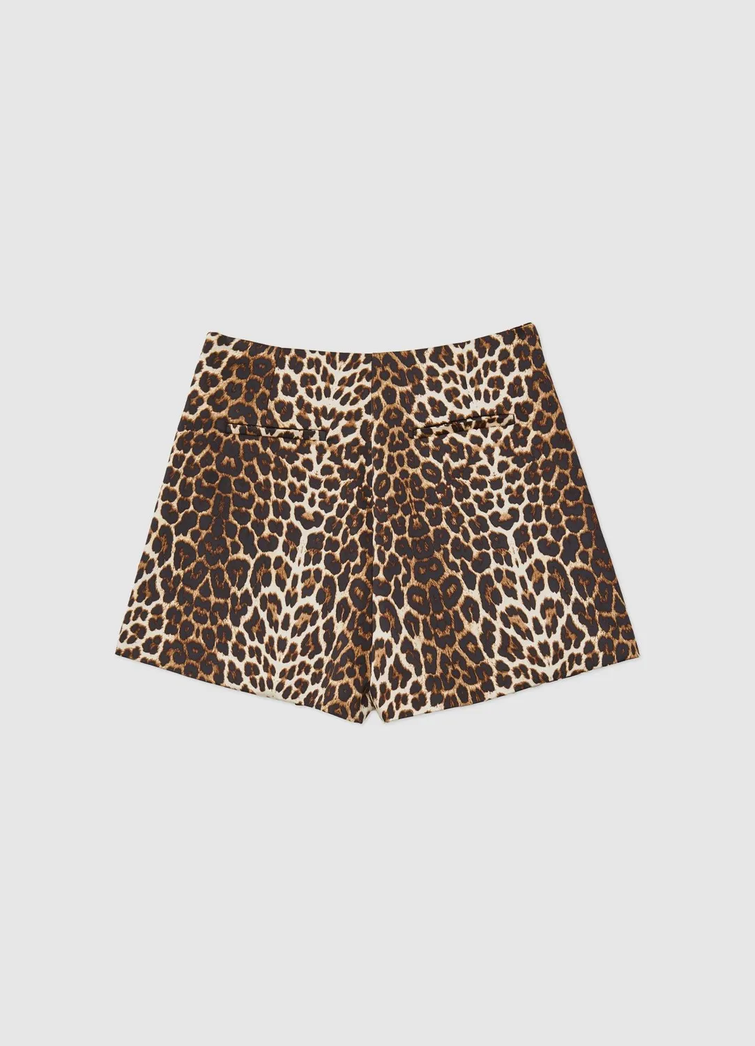 Calliope Animalier Jupe-short femme satiné