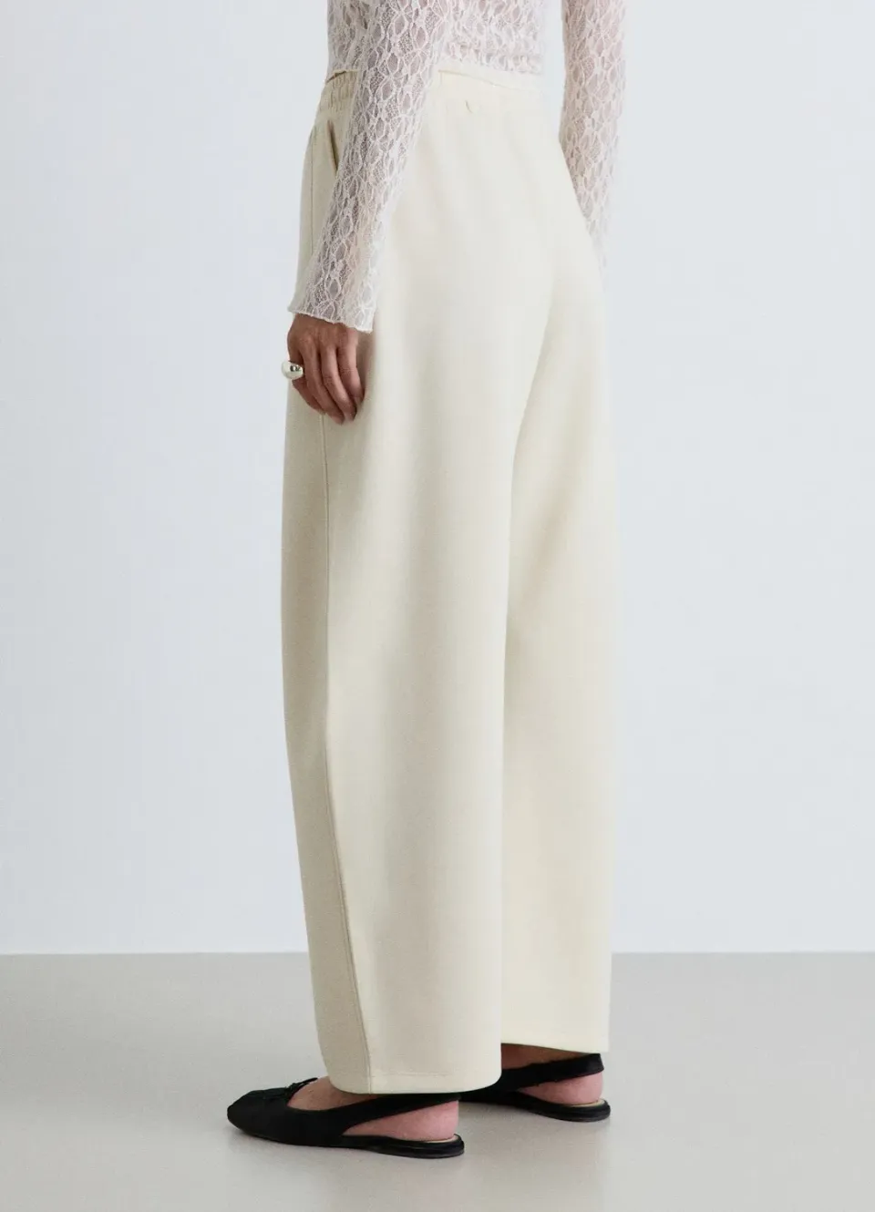 Calliope pantalon jogging femme balloon fit taille haute