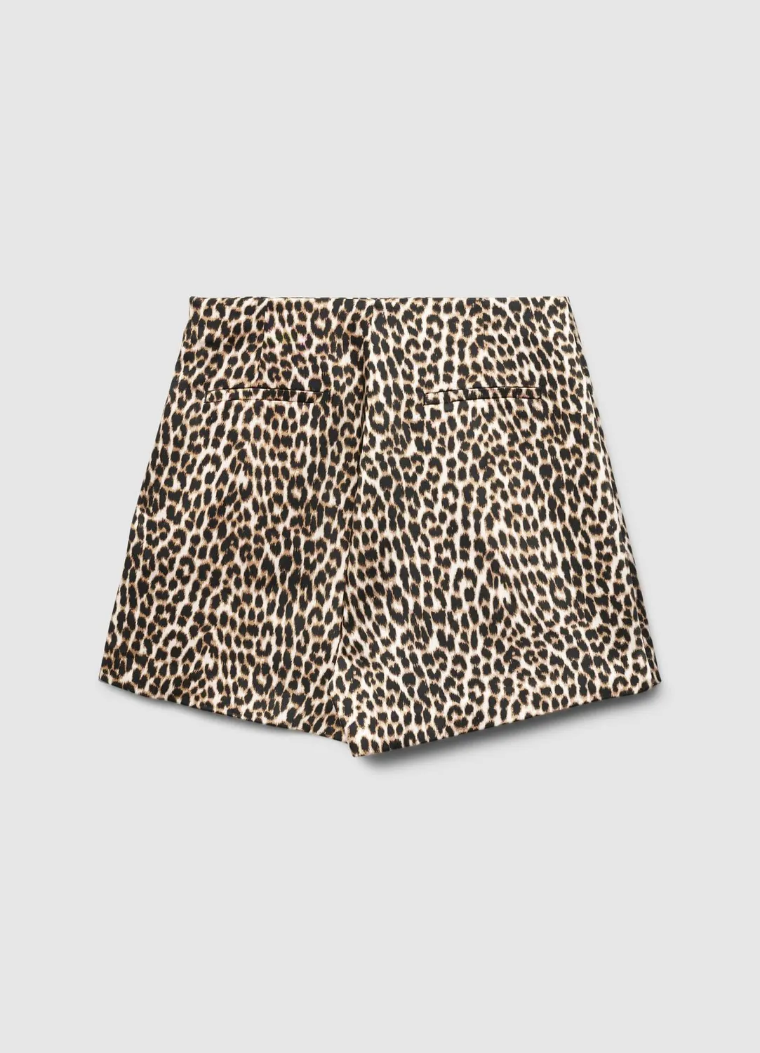 Calliope jupe-short femme satin imprimé animalier