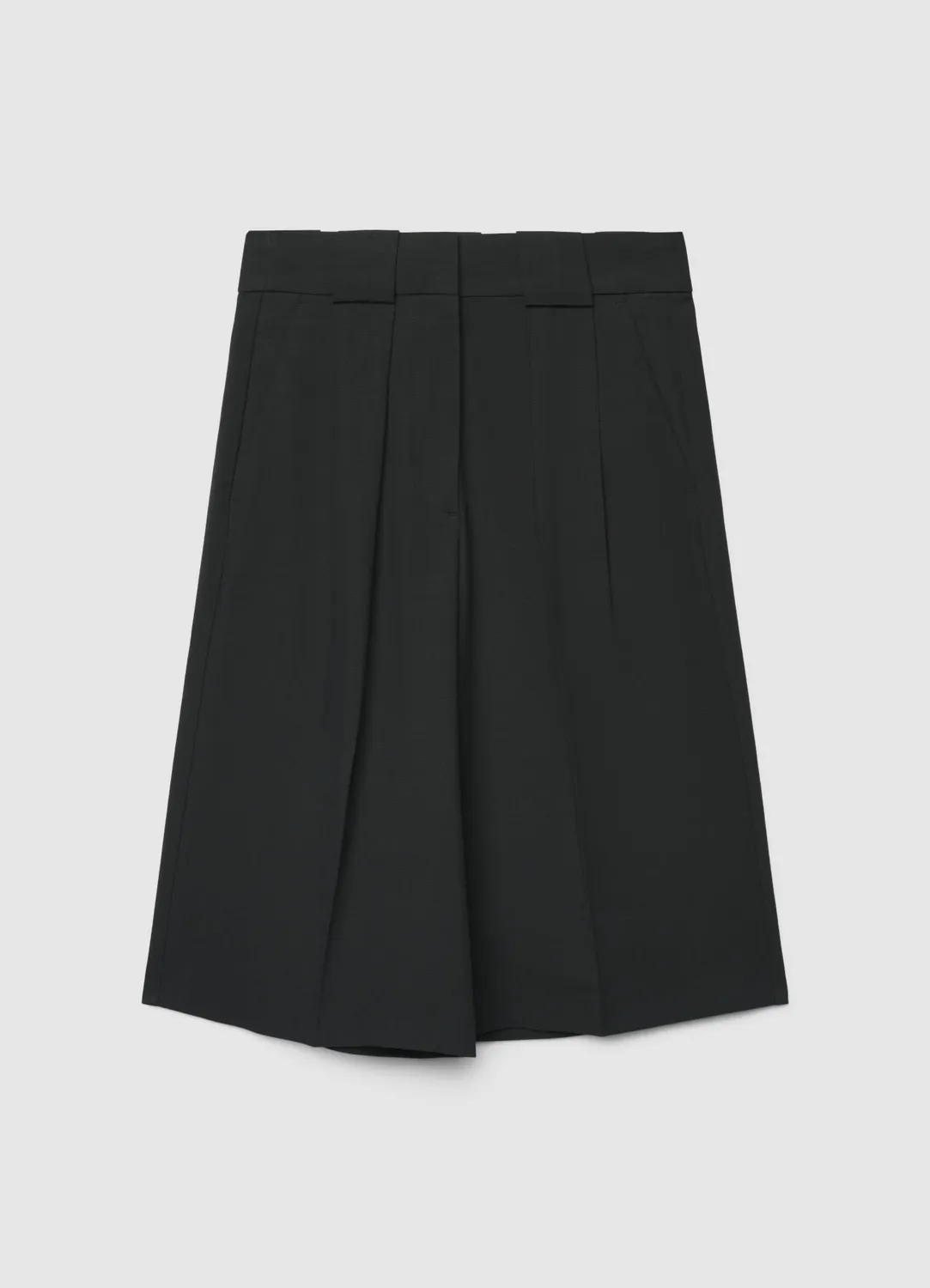 Calliope Shorts bermuda femme taille haute à plis