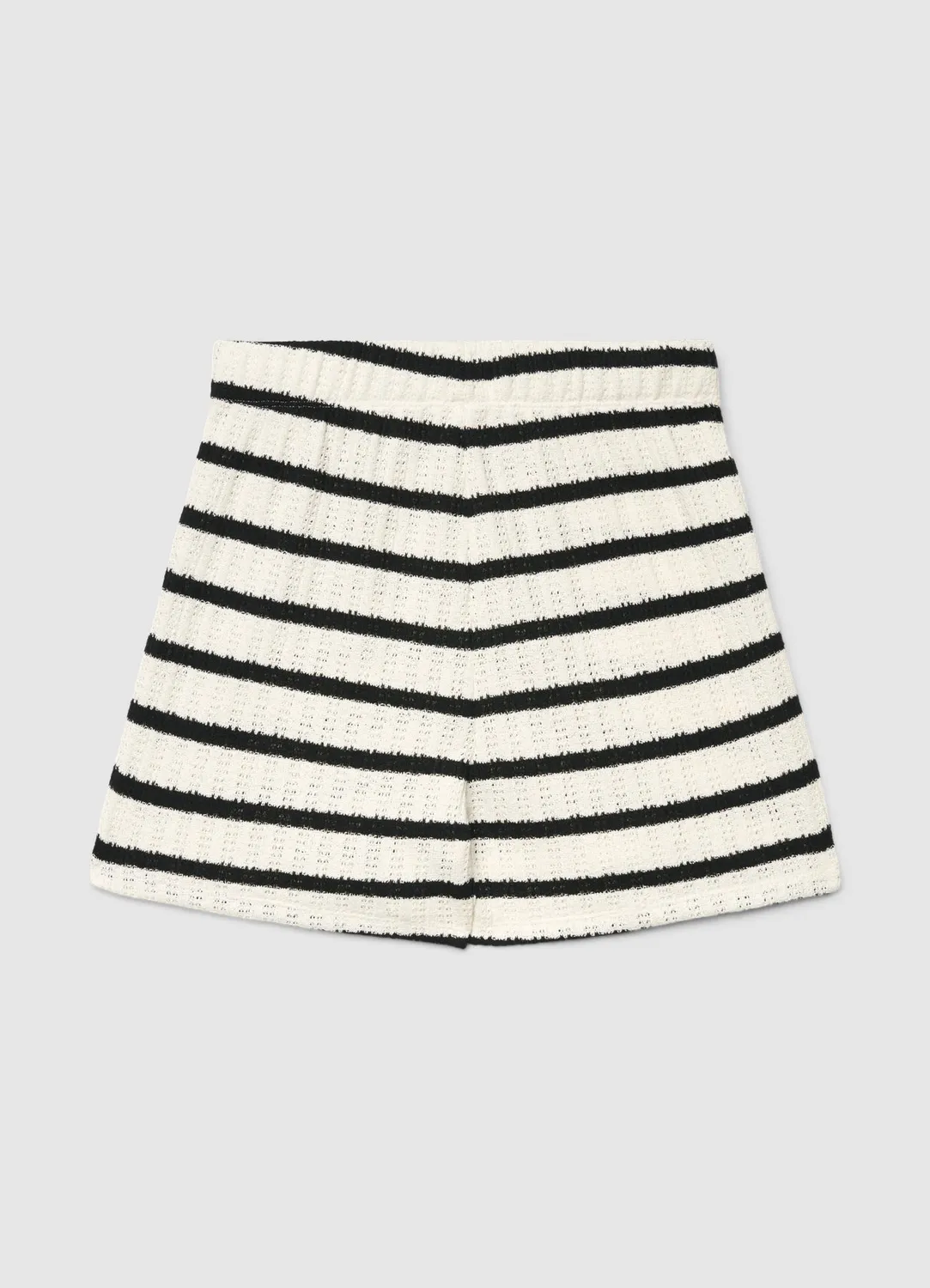 Calliope short rayé femme maille taille élastique