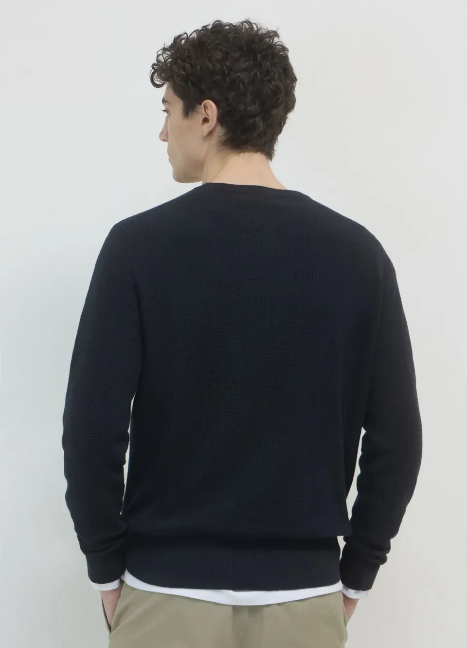 Calliope Maglia cotone t-shirt homme col rond coton