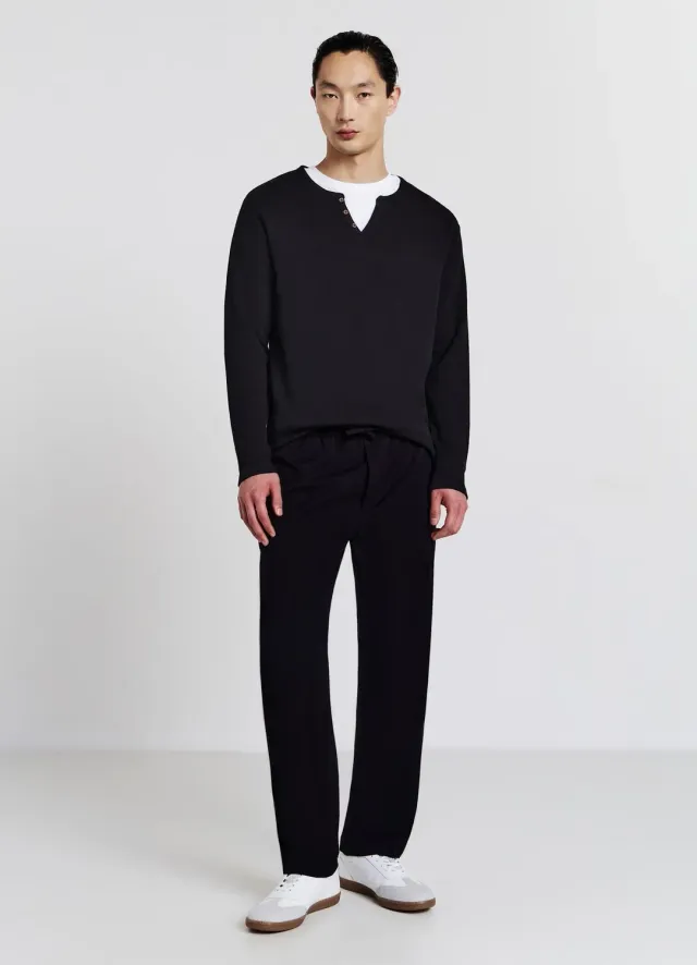 Calliope pantalon jogger homme uni à cordon