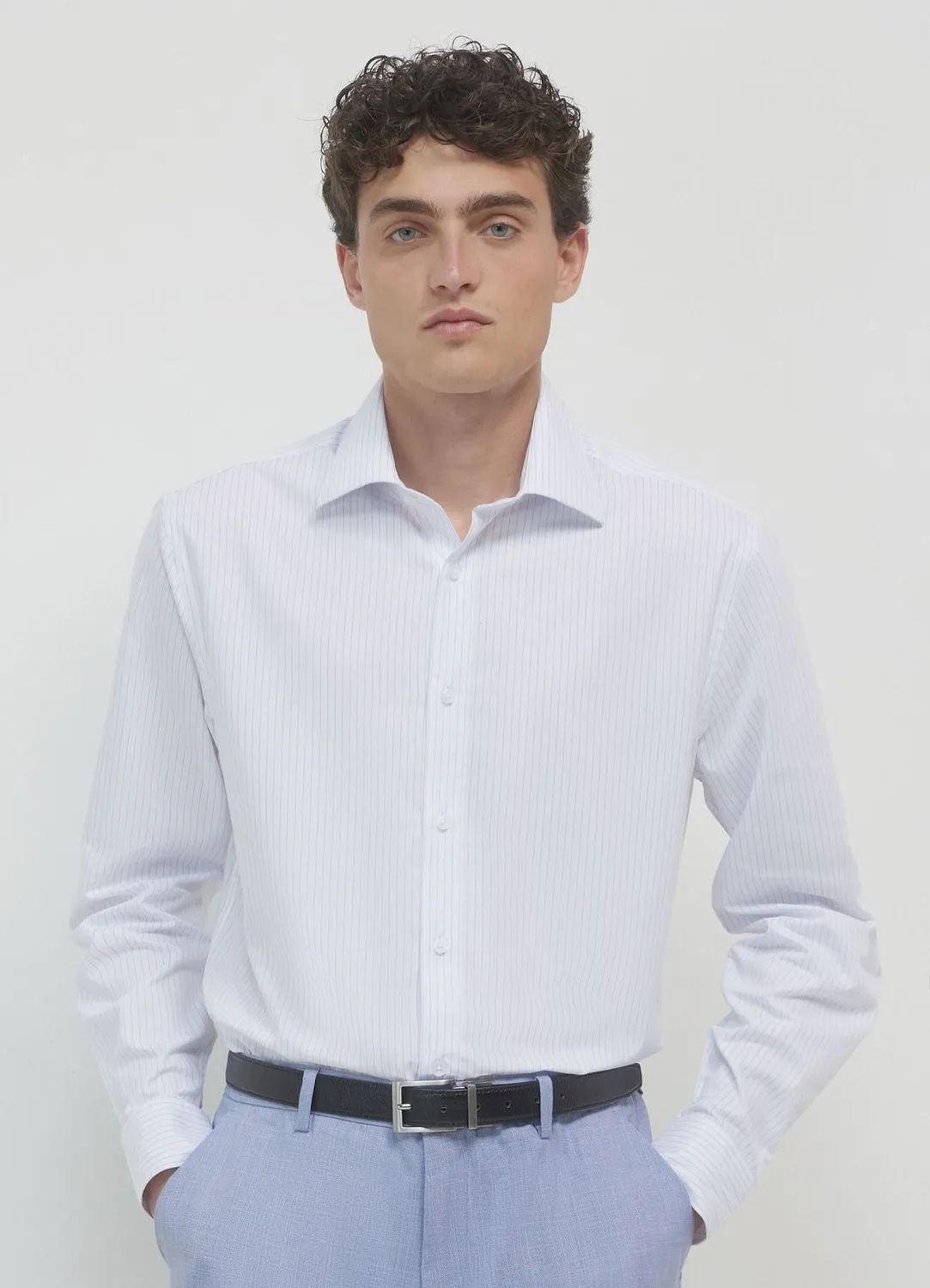 Calliope chemise rayée homme manches longues
