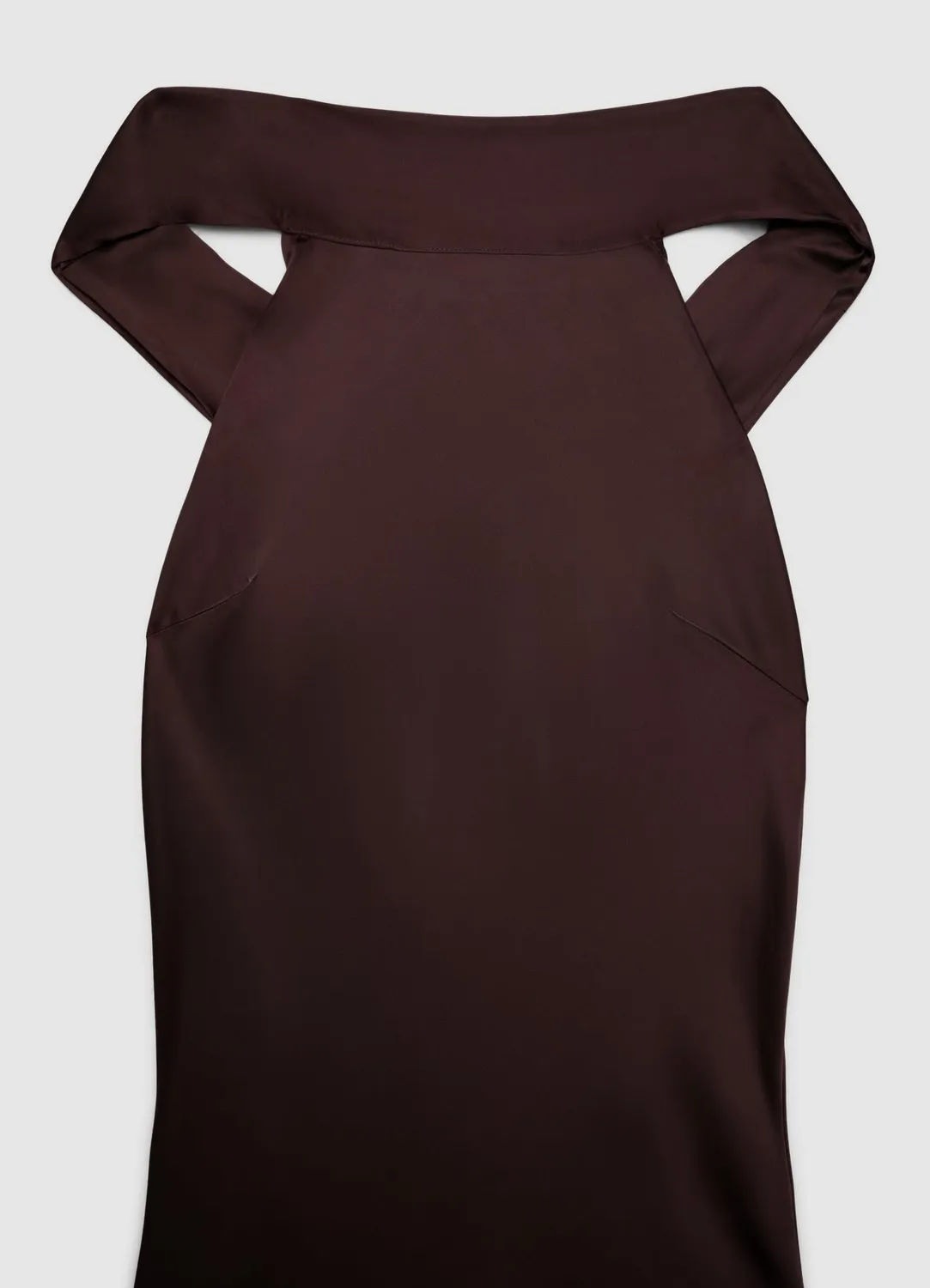 Calliope robe longue femme américaine satin nœud