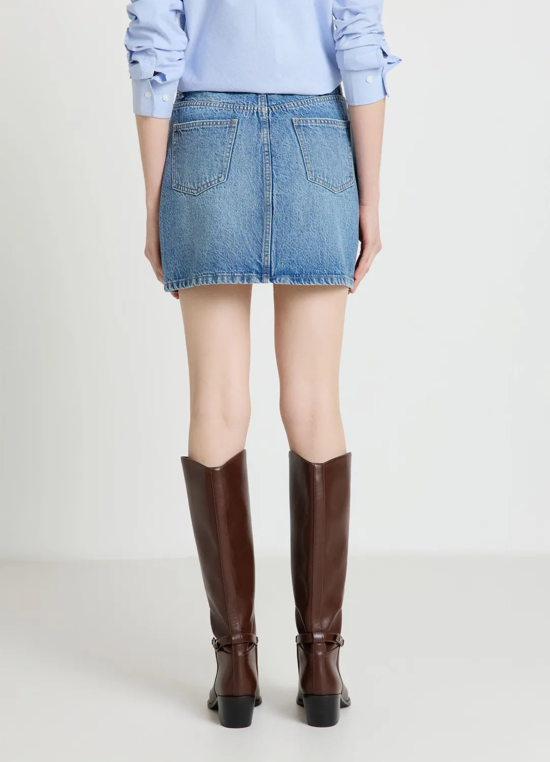 Calliope Minijupe denim femme 5 poches regular